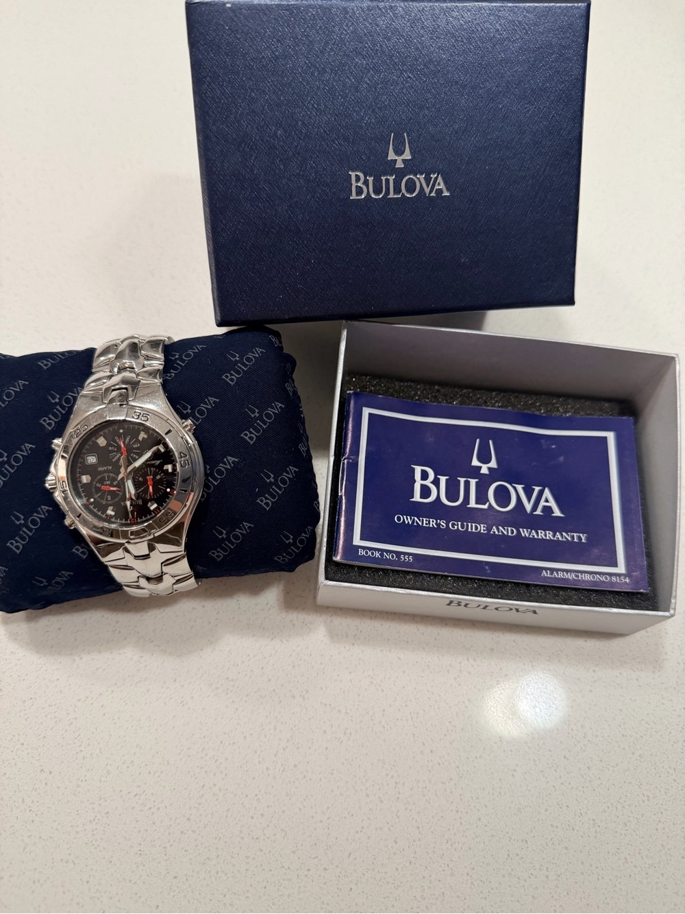 Bulova Silver Stainless Steel Watch (box not included)
